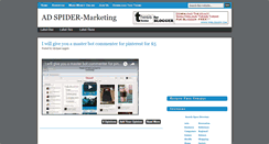 Desktop Screenshot of adspider.blogspot.com