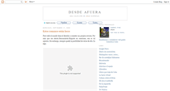 Desktop Screenshot of desde-afuera.blogspot.com