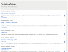 Tablet Screenshot of desde-afuera.blogspot.com