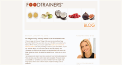 Desktop Screenshot of foodtrainers.blogspot.com