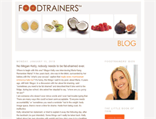 Tablet Screenshot of foodtrainers.blogspot.com