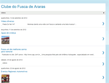 Tablet Screenshot of clubedofuscadeararas.blogspot.com