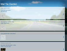 Tablet Screenshot of matyiegarden.blogspot.com