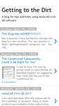 Mobile Screenshot of gettingtothedirt.blogspot.com