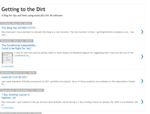 Tablet Screenshot of gettingtothedirt.blogspot.com