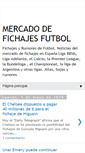 Mobile Screenshot of mercadodefichajesfutbol.blogspot.com