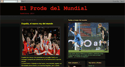 Desktop Screenshot of elprodedelmundial-bifc.blogspot.com