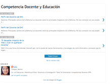 Tablet Screenshot of competenciadocenteyeducacion.blogspot.com