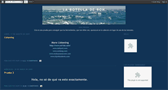 Desktop Screenshot of la-botelladeron.blogspot.com