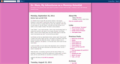 Desktop Screenshot of mommyscientist.blogspot.com