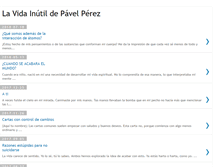 Tablet Screenshot of la-vida-inutil-de-pavel-perez.blogspot.com