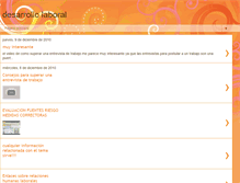Tablet Screenshot of desarrollolaboral2010.blogspot.com