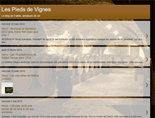 Tablet Screenshot of lespiedsdevignes.blogspot.com