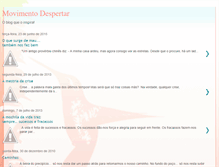 Tablet Screenshot of movimento-despertar.blogspot.com