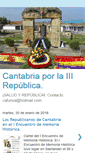 Mobile Screenshot of cantabriaporlarepublica.blogspot.com