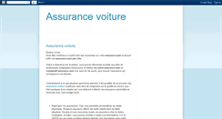 Desktop Screenshot of monassurancevoiture.blogspot.com