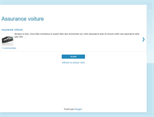 Tablet Screenshot of monassurancevoiture.blogspot.com