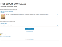 Tablet Screenshot of downloads-ebooks-free.blogspot.com