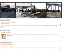 Tablet Screenshot of howtomakeadifferencenow.blogspot.com