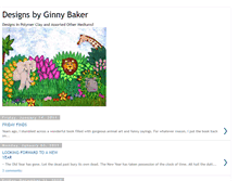 Tablet Screenshot of designsbyginnybaker.blogspot.com