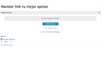 Tablet Screenshot of monsterlink.blogspot.com