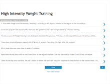 Tablet Screenshot of highintensityweightlifting.blogspot.com