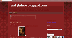 Desktop Screenshot of 4int4future.blogspot.com