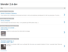 Tablet Screenshot of blender-dev.blogspot.com