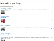 Tablet Screenshot of bestarchitecturedesign.blogspot.com