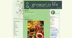 Desktop Screenshot of growaninlife.blogspot.com