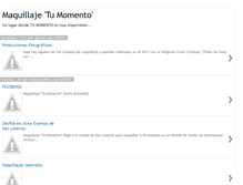 Tablet Screenshot of maquillotumomento.blogspot.com