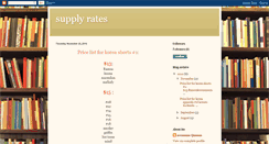 Desktop Screenshot of foreverthe-aupplyrates.blogspot.com