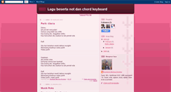 Desktop Screenshot of chordnot-lagu.blogspot.com