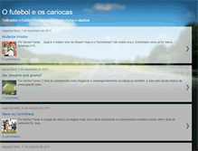 Tablet Screenshot of ofuteboleoscariocas.blogspot.com