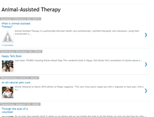 Tablet Screenshot of animal-assistedtherapy.blogspot.com