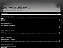 Tablet Screenshot of damepunkydimetonto.blogspot.com