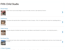 Tablet Screenshot of fifthchildstudio.blogspot.com