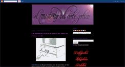 Desktop Screenshot of elmisteriodelartegotico.blogspot.com