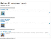 Tablet Screenshot of noticiasdeciencias.blogspot.com