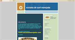 Desktop Screenshot of escuelasurf-marejada.blogspot.com