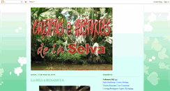 Desktop Screenshot of cuentoshistoriasdelaselva.blogspot.com