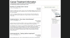 Desktop Screenshot of cancertreatmentcancer.blogspot.com