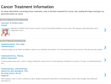 Tablet Screenshot of cancertreatmentcancer.blogspot.com