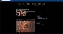 Desktop Screenshot of naked-maribel-guardia-sex-tape.blogspot.com