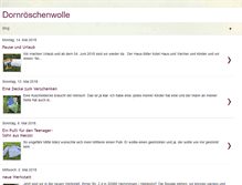 Tablet Screenshot of dornroeschen-wolle.blogspot.com