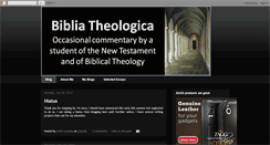 Desktop Screenshot of bibliatheologica.blogspot.com