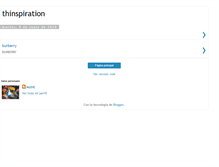 Tablet Screenshot of music-thinspiration.blogspot.com