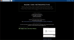 Desktop Screenshot of naomisimsretrospective.blogspot.com