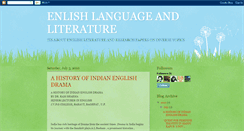 Desktop Screenshot of enlishlanguageandliterature.blogspot.com