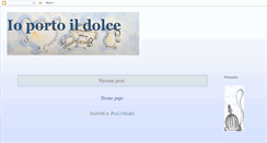 Desktop Screenshot of ioportoildolce.blogspot.com